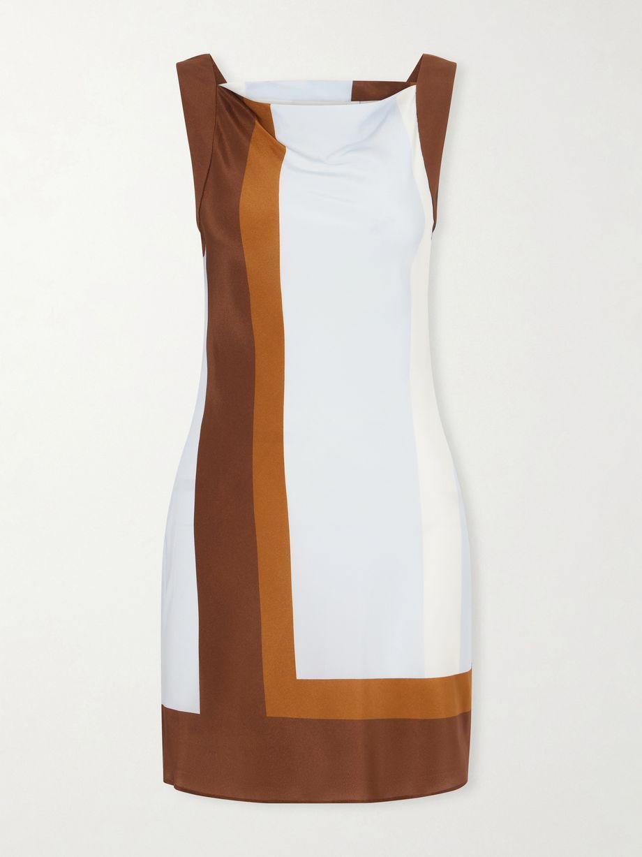 Marais printed silk mini dress by SIR THE LABEL