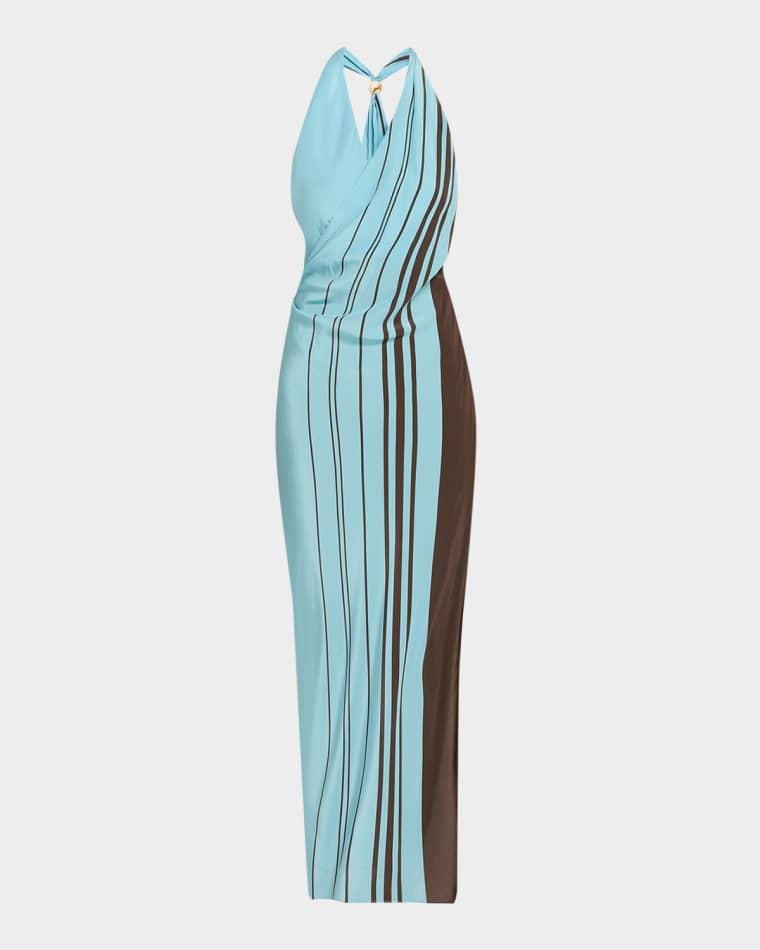 Rioja Halter Scarf Maxi Dress by SIR THE LABEL