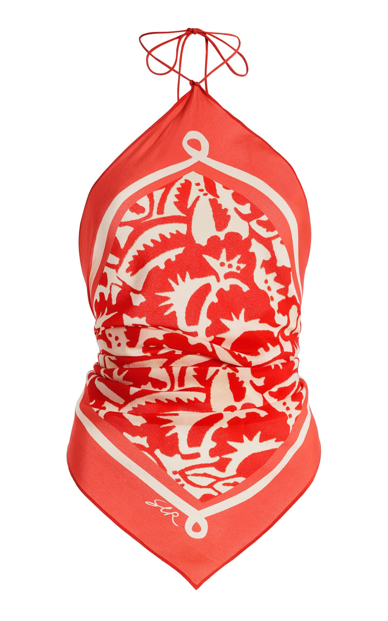 SIR. Exclusive Silk Scarf Top - Moda Operandi by SIR THE LABEL