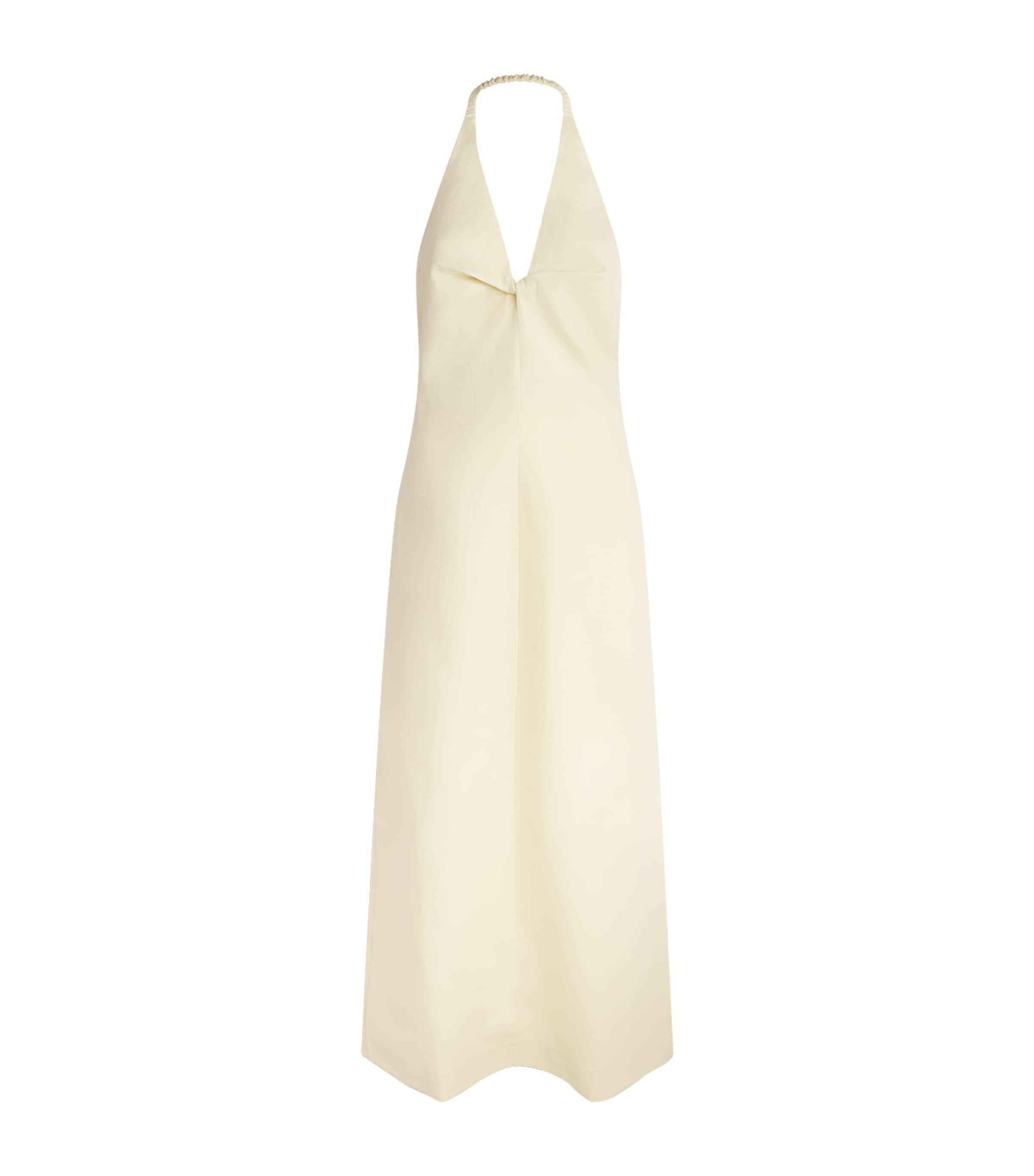 SIR. Linen Halterneck Aria Maxi Dress by SIR THE LABEL