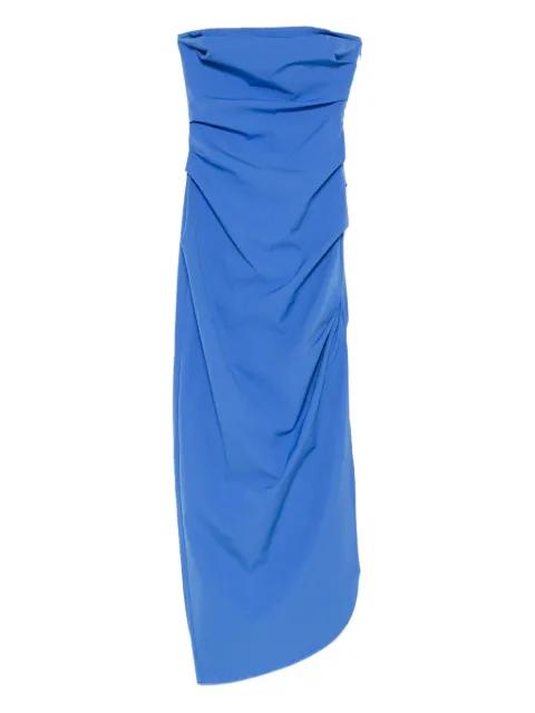 Sol strapless draped maxi dress by SIR THE LABEL