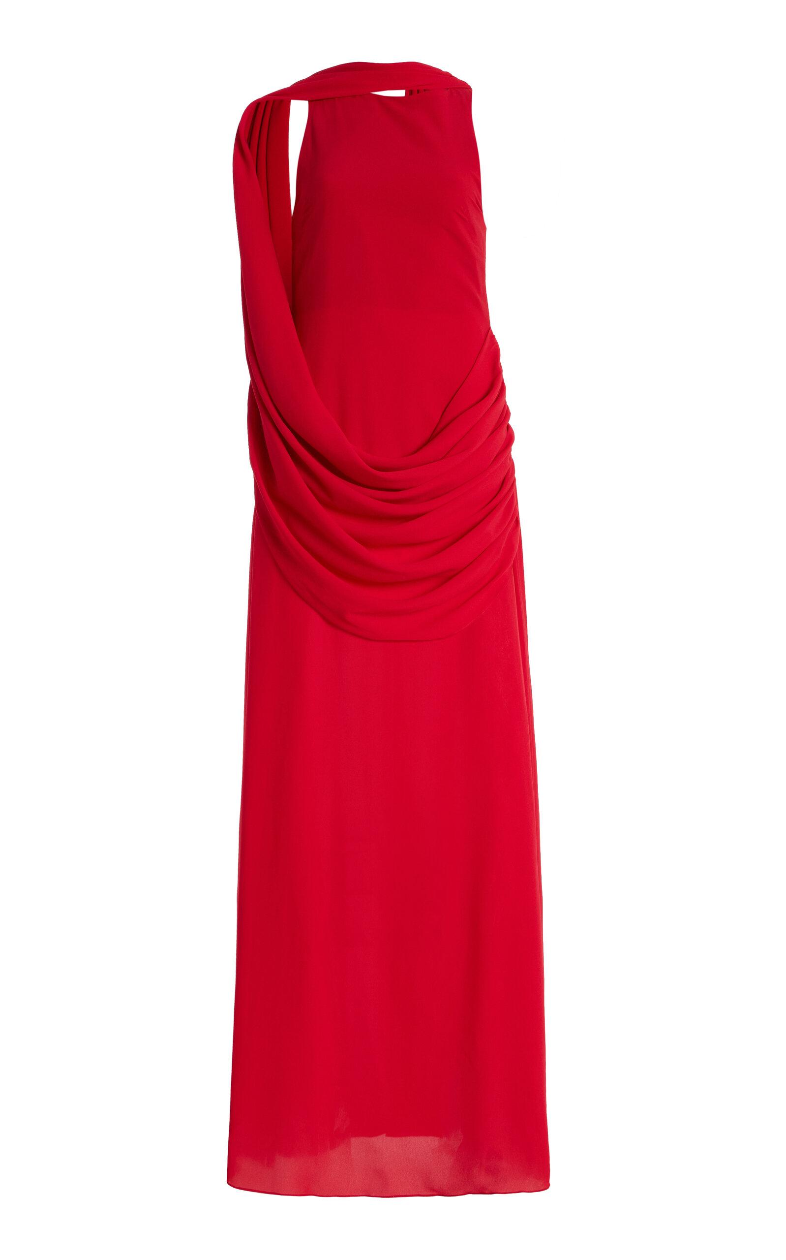 SIRAPOP Exclusive Gigi Crepe Chiffon Maxi Dress - Moda Operandi by SIRAPOP