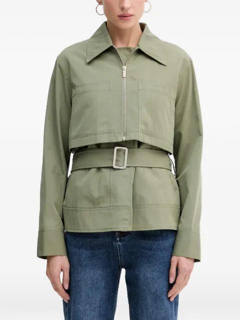 belted jacket by SISLEY