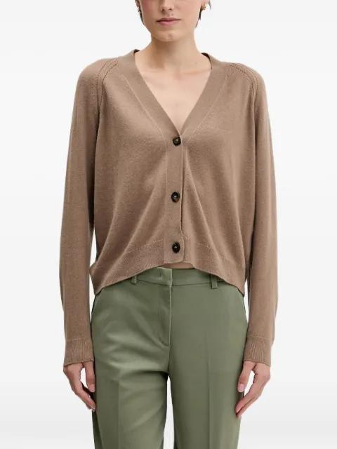 button V-neck cardigan by SISLEY