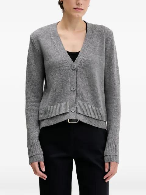 button-down V-neck cardigan by SISLEY