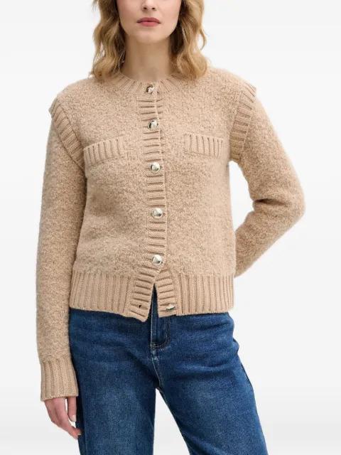 button-fastening chest-pockets cardigan by SISLEY