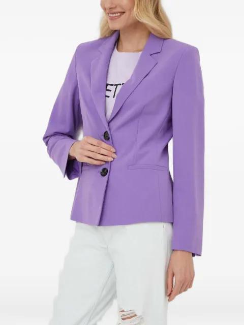 buttoned notched-lapel blazer by SISLEY
