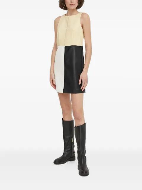 colour-block sleeveless mini dress by SISLEY