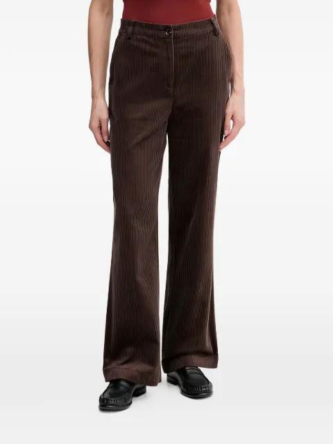 corduroy-texture trousers by SISLEY