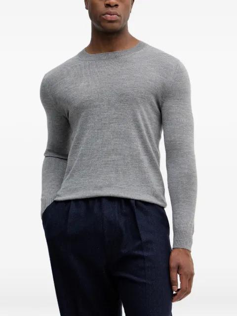 crew-neck fine-knit sweater by SISLEY