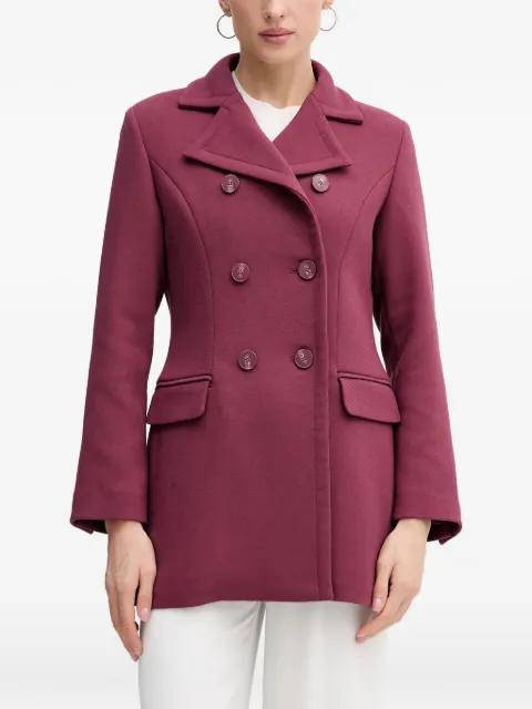 double-breasted coat by SISLEY