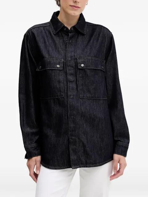 flap-pocket shirt by SISLEY