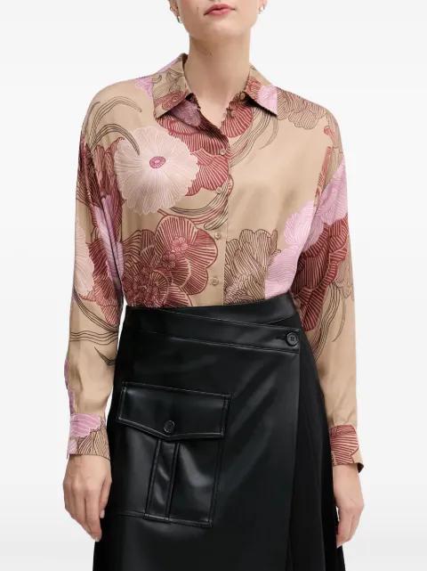 floral-pattern shirt by SISLEY