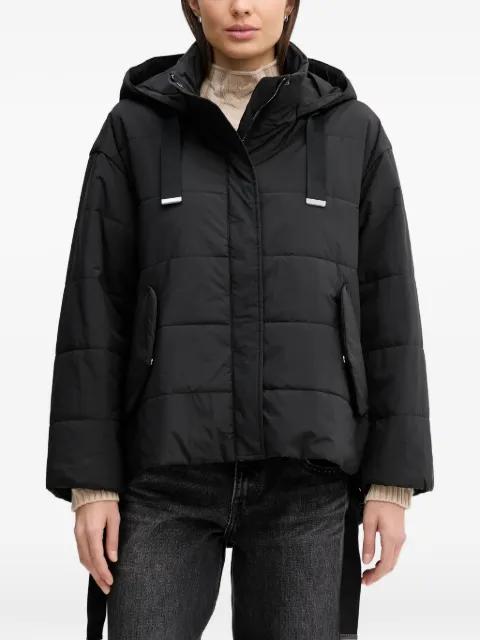 hoodied quilted jacket by SISLEY