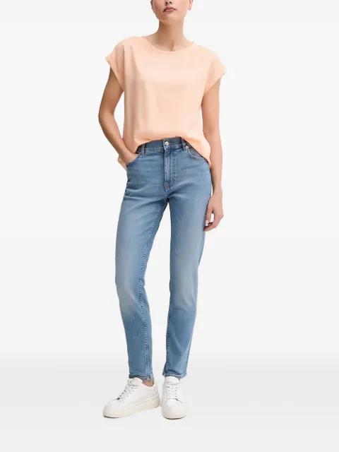 logo-patch jeans by SISLEY