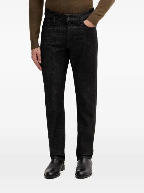 logo-patch jeans by SISLEY