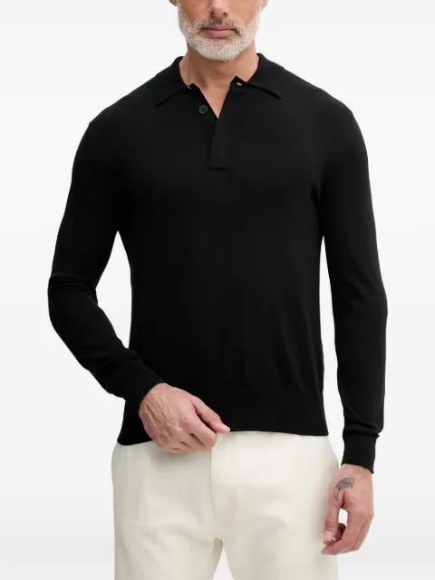 long-sleeve polo sweater by SISLEY