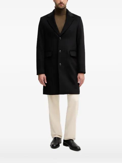 notched-lapels single-breasted coat by SISLEY
