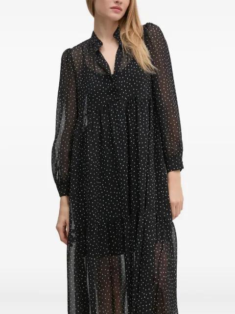 polka-dot midi dress by SISLEY