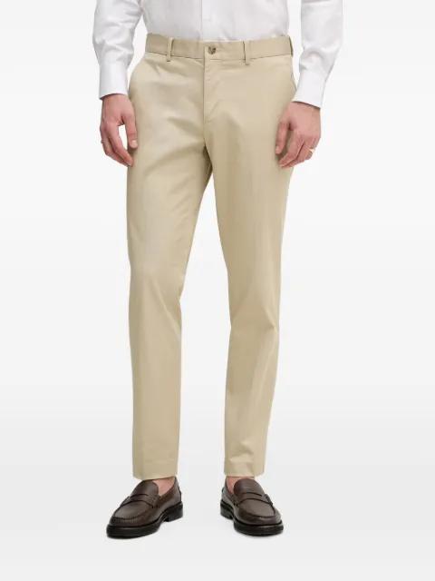 pressed-crease chino trousers by SISLEY