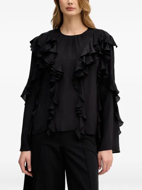 ruffled blouse by SISLEY