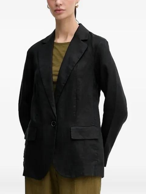 single-button linen blazer by SISLEY