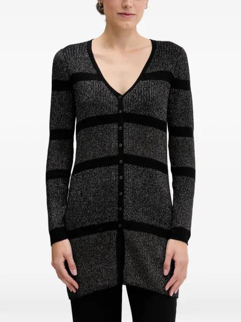 striped button-fastening cardigan by SISLEY