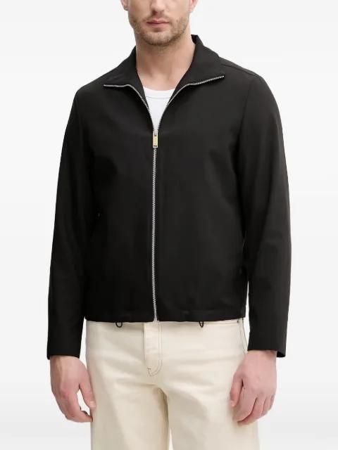 zip-up logo-patch jacket by SISLEY