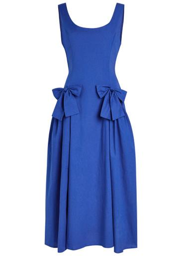 Diary bow-embellished woven midi dress by SISTER JANE