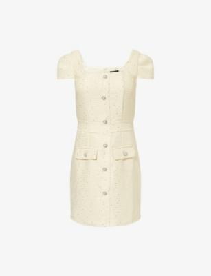 Ella Embellished Tweed Mini Dress by SISTER JANE