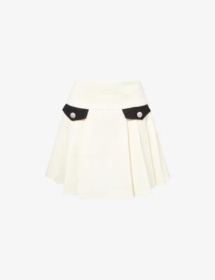 Hélène Boucle Woven Mini Skirt by SISTER JANE