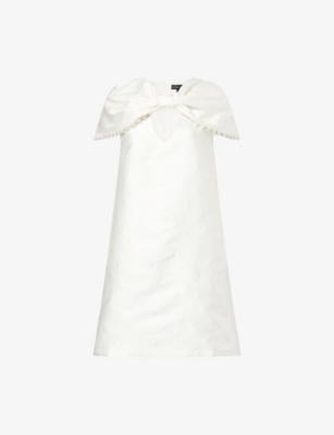 Opaline Caped Satin Mini Dress by SISTER JANE