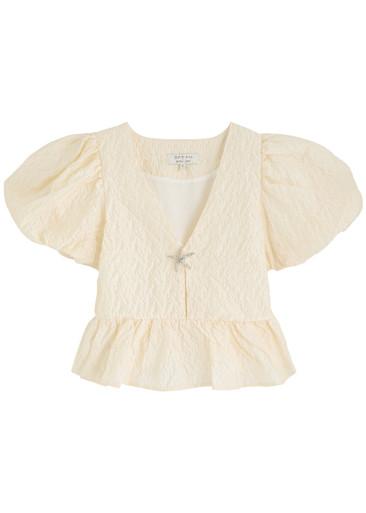 Reef jacquard cloqué blouse by SISTER JANE