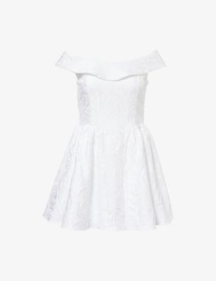 Willow Jacquard Satin Mini Dress by SISTER JANE