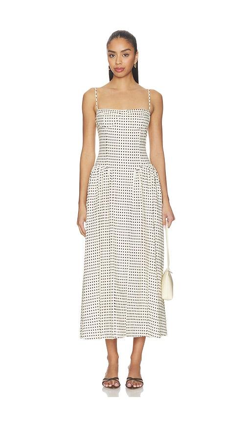 Sister NY Lou Lou Dress in Ivory,Brown by SISTER NY