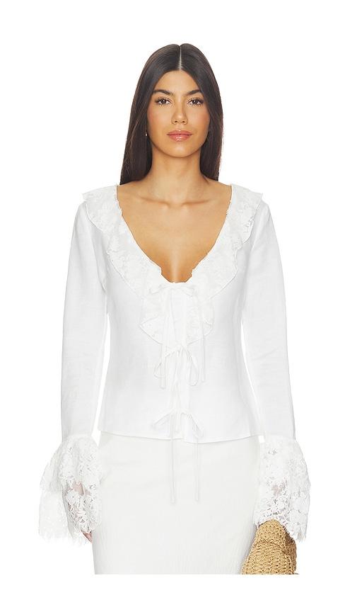 Sister NY Nikki Top in White by SISTER NY