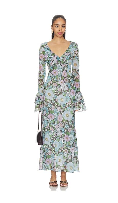 Sister NY Shellona Dress in Blue,Lavender by SISTER NY