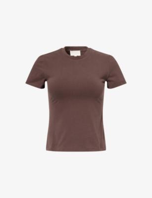 Cosy Soft Round-Neck Stretch-Cotton T-Shirt by SISTERLY TRIBE