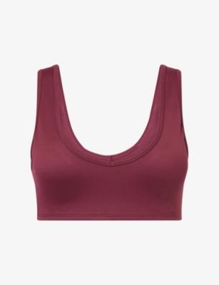 Deep V-Neck Scoop-Back Jersey Bra by SISTERLY TRIBE
