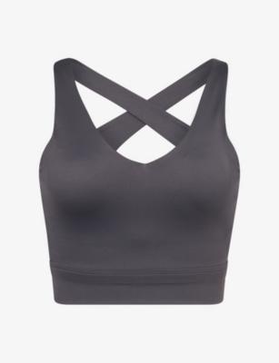 Softsculpt V-Neck Cross-Back Sports Bra by SISTERLY TRIBE