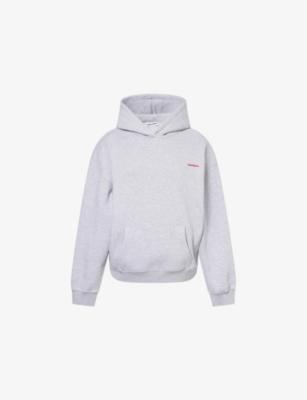 Brand-Print Relaxed-Fit Cotton-Blend Hoodie by SISTERS&SEEKERS