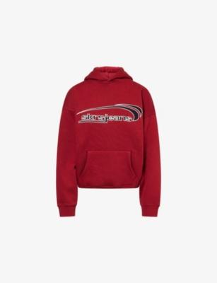 Staten Logo-Embroidered Cotton-Jersey Hoody by SISTERS&SEEKERS