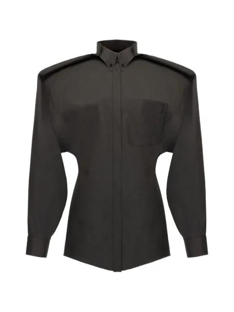 button balloon sleeve shirt by SITUATIONIST