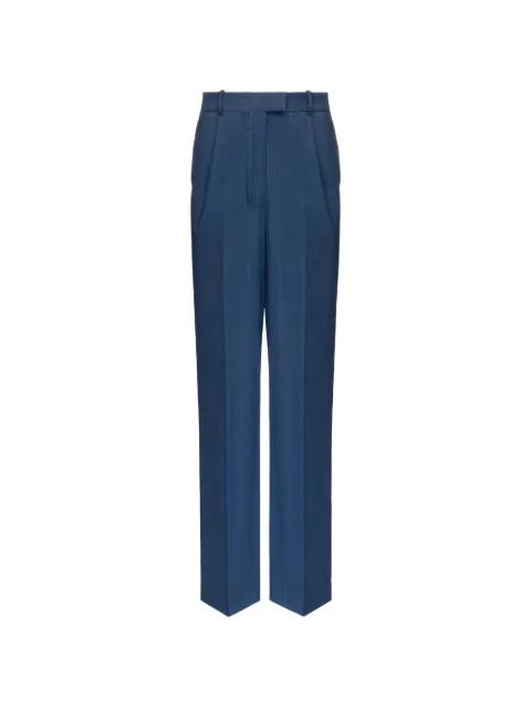 pleated virgin-wool tailored trousers by SITUATIONIST