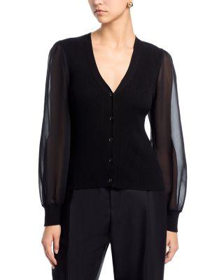 Celeste Mixed Media Top by SIX FIFTY
