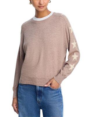 Maddy Star Sleeve Sweater by SIX FIFTY