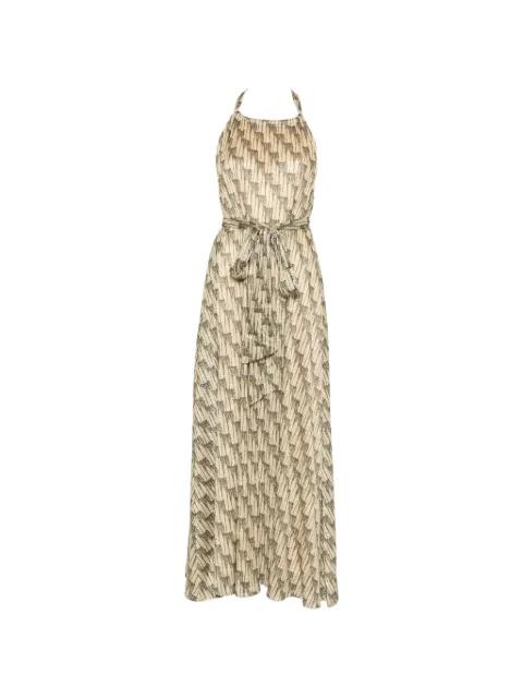 Ars tie-belt maxi dress by SIYU