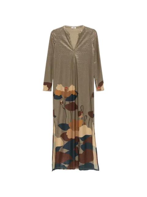 V-neck maxi dress by SIYU