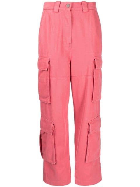 high-waist cargo trousers by SJYP