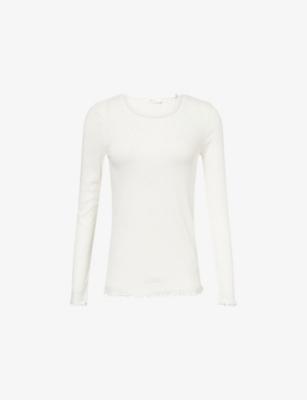 Edie Scoop-Neck Cotton-Knit Top by SKALL STUDIO
